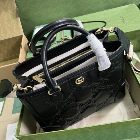 GUCCI Matelasse Leather Tote Bag Model: 728236