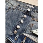 Dior Casual Denim Set Denim Pants