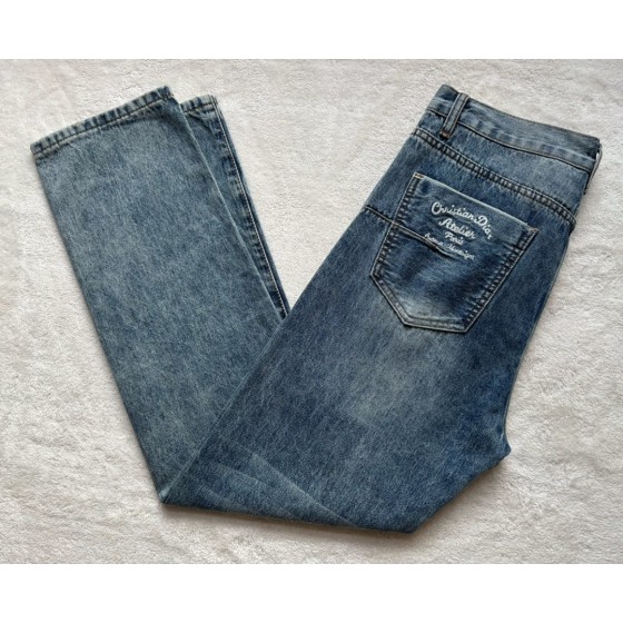 Dior Casual Denim Set Denim Pants