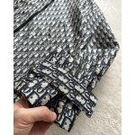 Dior Bullet Screen Jacquard Charge Coat Windbreaker Coat
