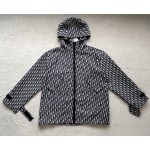 Dior Bullet Screen Jacquard Charge Coat Windbreaker Coat