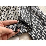 Dior Bullet Screen Jacquard Charge Coat Windbreaker Coat