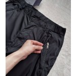 Prada's Back Hip Iron Brand Triangle Standard Workwear Casual Pants