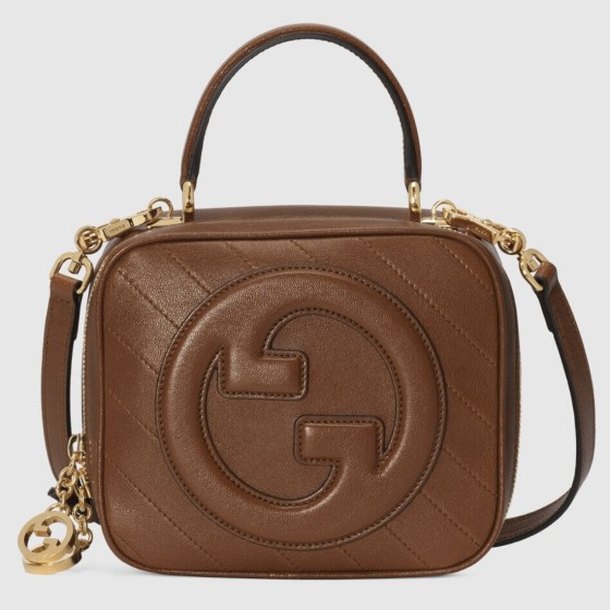 GUCCI circular interlocking double G craftsmanship showcases Blondie series model 744434