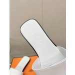 Hermes Kelly buckle up slippers