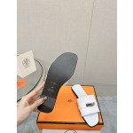 Hermes Kelly buckle up slippers