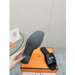 Hermes Kelly buckle up slippers