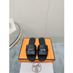Hermes Kelly buckle up slippers
