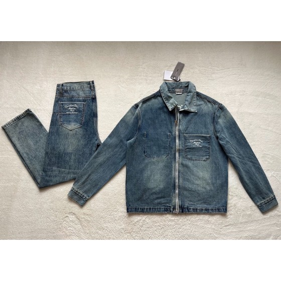 Dior Casual Denim Set Denim Top