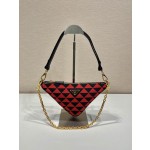 Prada embroidered triangular bag 🎉 1BC543