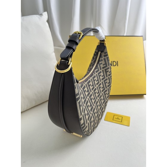 FENDI praphy Underarm Bag Old Flower Large Size: 205