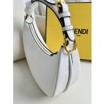 FENDI praphy Underarm Bag White Large Size: 205