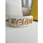 FENDI praphy Underarm Bag White Large Size: 205