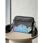 LOUIS VUITTON YK TRIO Messenger Bag Pumpkin Pattern