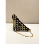 Prada embroidered triangular bag 🎉 1BC543