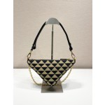 Prada embroidered triangular bag 🎉 1BC543