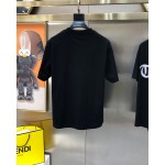 McQueen Round Neck Short Sleeve T-shirt