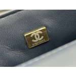 CHANEL 23P Latest Mini CF Handle Handbag AS2431 Contrast Sheepskin