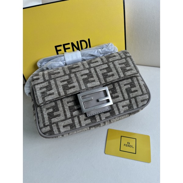 FENDI Baguette Brocade Fabric Type: 232