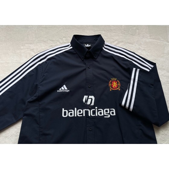 Balenciaga Co branded Three Bar Shirt Coat