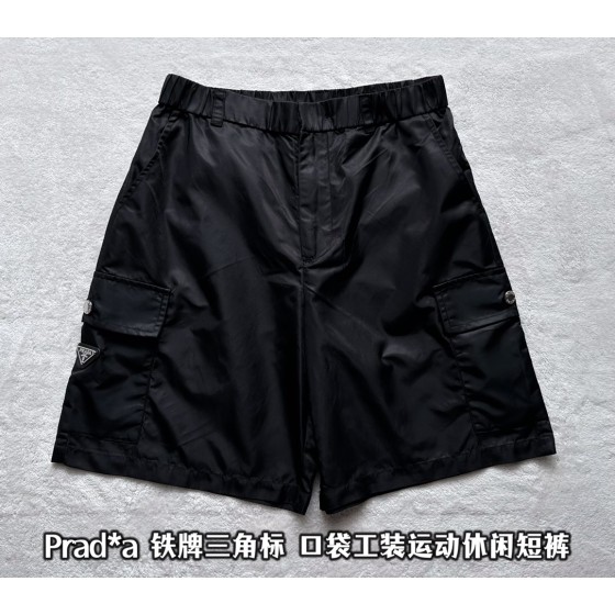 Prada's New Triangle Standard Workwear Multi Pocket Functional Shorts