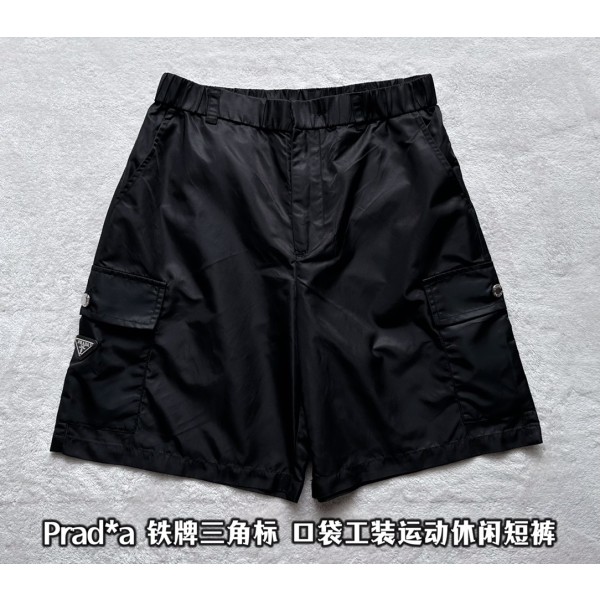 Prada's New Triangle Standard Workwear Multi Pocket Functional Shorts