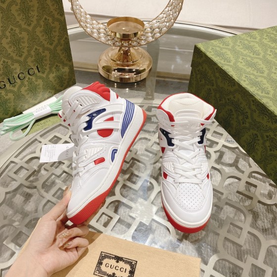 Gucci High Top Basketball Shoe Couple Style