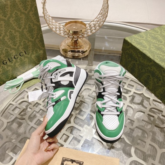 Gucci High Top Basketball Shoe Couple Style