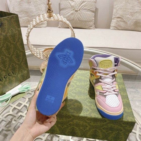 Gucci High Top Basketball Shoe Couple Style