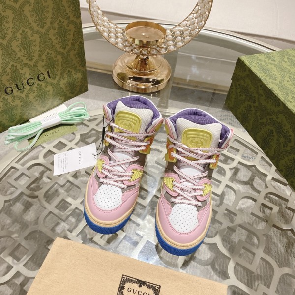 Gucci High Top Basketball Shoe Couple Style