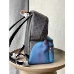 LOUIS VUITTON Pumpkin Print YK DISCOVERY Backpack M46440