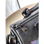 LOUIS VUITTON Pumpkin Print YK KEEPALL 25 Handbag M46437