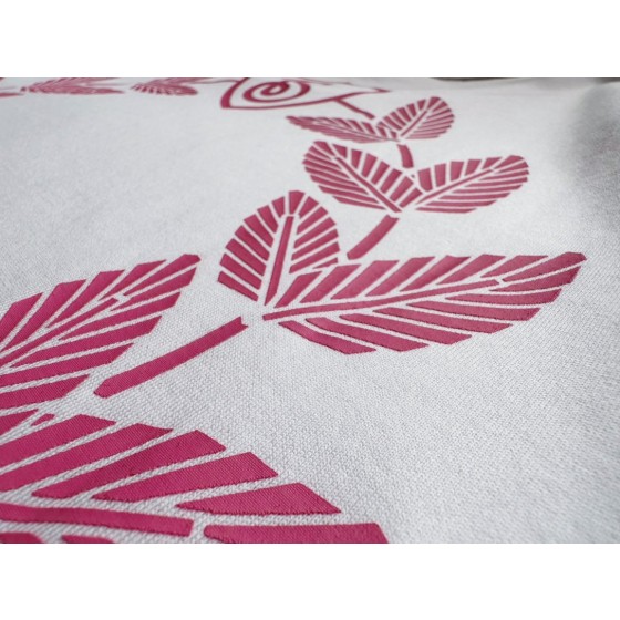 Burberry Pink Letter Print Round Neck Short Sleeve