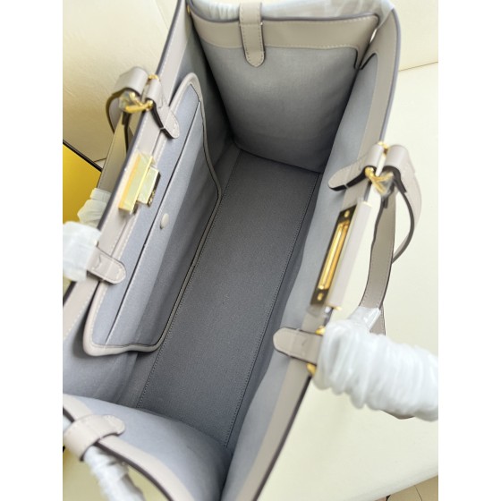 FENDI Peekaboo X-Tote handbag embroidered Tote model number: 1819