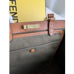 FENDI Peekaboo X-Tote handbag embroidered Tote model number: 1819