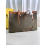 FENDI Peekaboo X-Tote handbag embroidered Tote model number: 1819