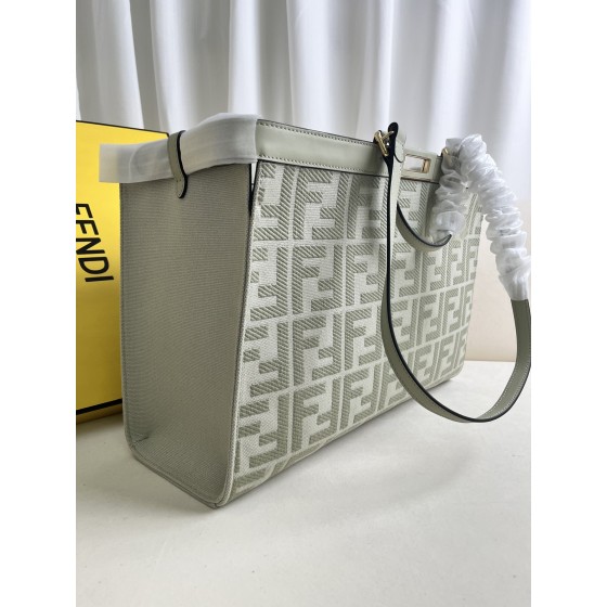 FENDI Peekaboo X-Tote handbag embroidered Tote model number: 1819