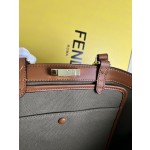 FENDI Peekaboo X-Tote handbag embroidered Tote model number: 1819