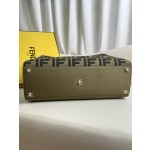 FENDI Peekaboo X-Tote handbag embroidered Tote model number: 1819