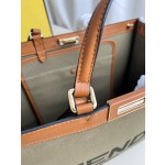 FENDI Peekaboo X-Tote handbag embroidered Tote model number: 1819