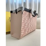 FENDI Peekaboo X-Tote handbag embroidered Tote model number: 1819