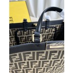 FENDI Peekaboo X-Tote handbag embroidered Tote model number: 1819