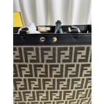 FENDI Peekaboo X-Tote handbag embroidered Tote model number: 1819