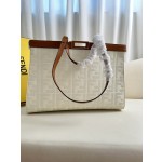 FENDI Peekaboo X-Tote handbag embroidered Tote model number: 1819