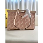 FENDI Peekaboo X-Tote handbag embroidered Tote model number: 1819