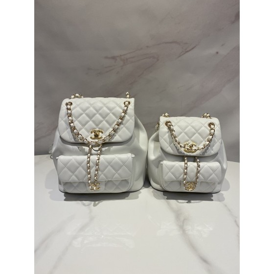 CHANEL 22A Series AS2908 Sheepskin DUMA Backpack