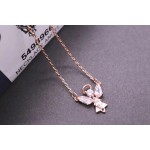 Swarovsk Little Angel Clavicle Necklace