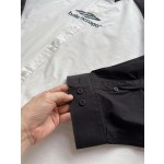 Balenciaga silhouette patchwork shirt