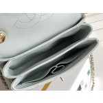 Chanel Trendy cc All Steel Precision Carved 𝟷𝟺𝙺 Light Gold Buckle