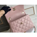 Chanel Trendy cc All Steel Precision Carved 𝟷𝟺𝙺 Light Gold Buckle